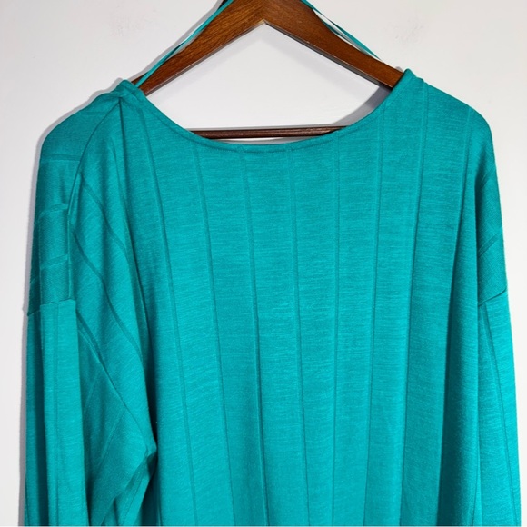 Pennington's Green Vneck Long Sleeve Lightweight Sweater Size 1x - Picture 6 of 9